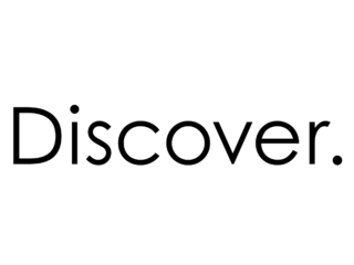 Black text on white background reading ‘Discover.’
